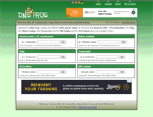 Tablet Screenshot of dnsfrog.com